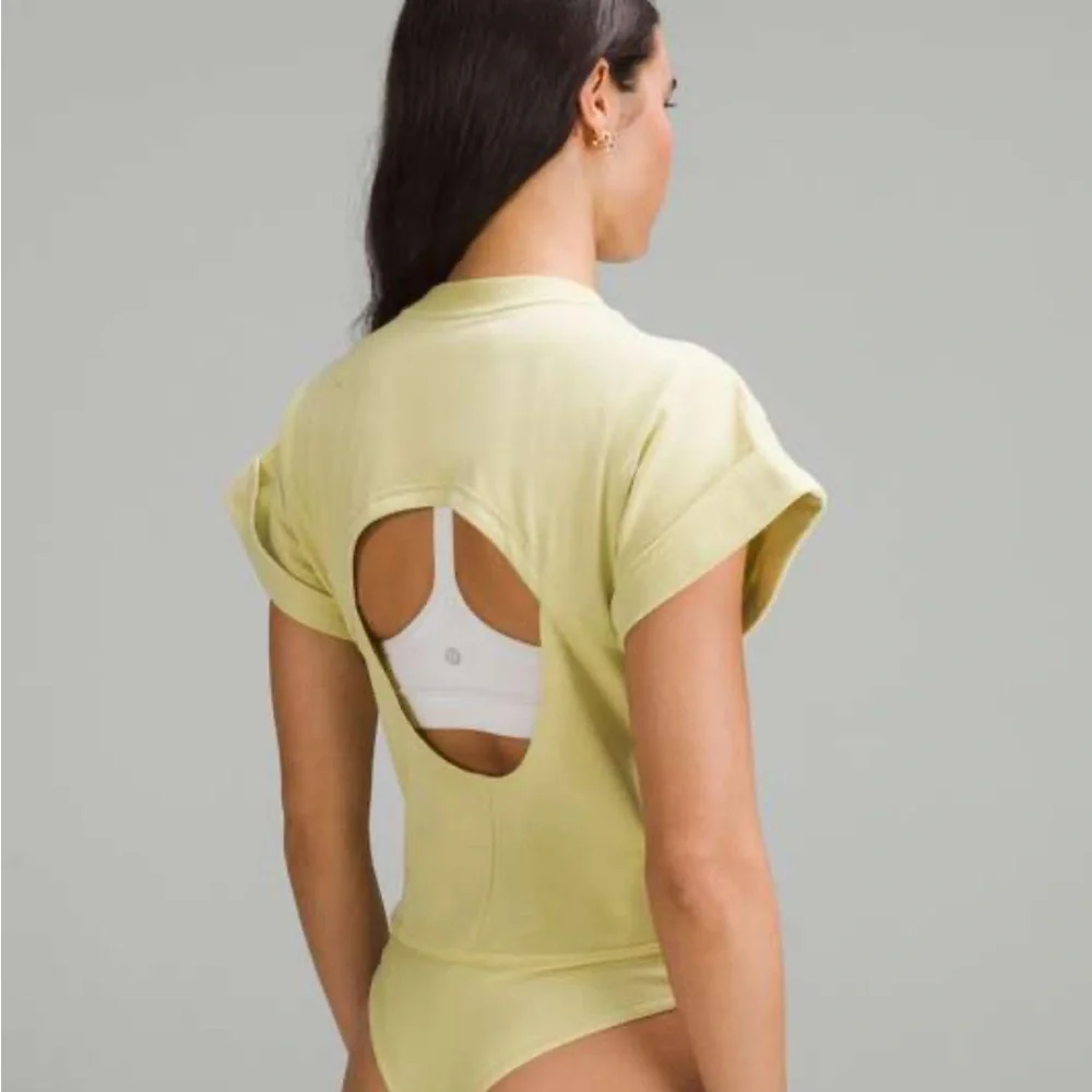 Lululemon heavyweight cotton T-shirt, bodysuit size large NWT